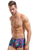 Яркие пляжные боксеры с принтом (Размер: XL) (Цвет: разноцветный)