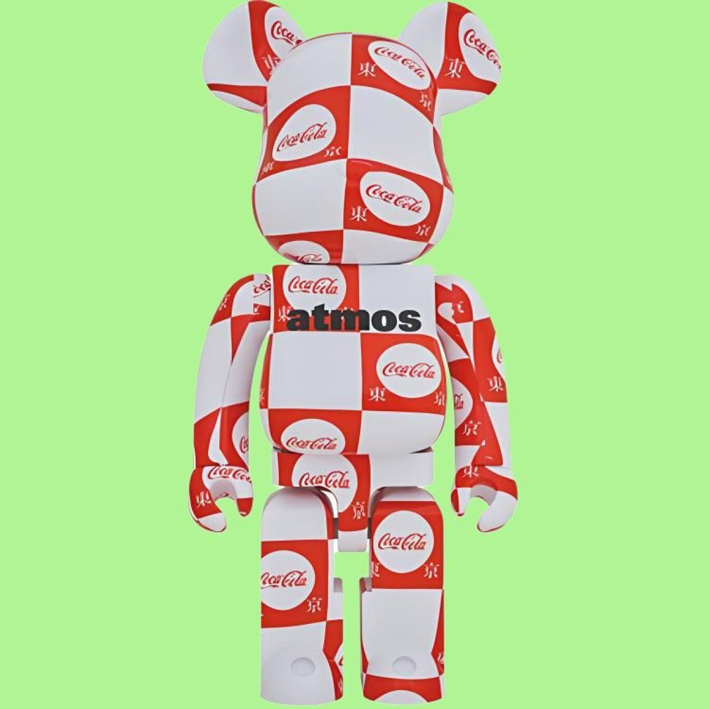 Дизайнерские игрушки BE@RBRICK x atmos, Coca-Cola