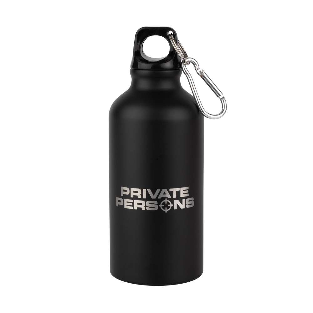 PP LOGO MATTE BLACK BOTTLE  (400ml)