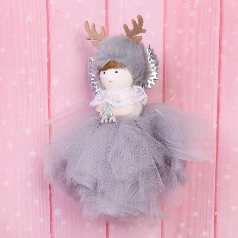 Подвеска «Фея из сказки» 14 см, графит