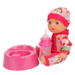 Пупс без озвуч. Сашенька 15см, пьет, писает, горшок, бутылочка (Карапуз)