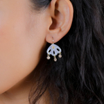 Серьги Franck Herval, Angelique, с перламутром и стразами, FH26.1-12-69995 (белый)