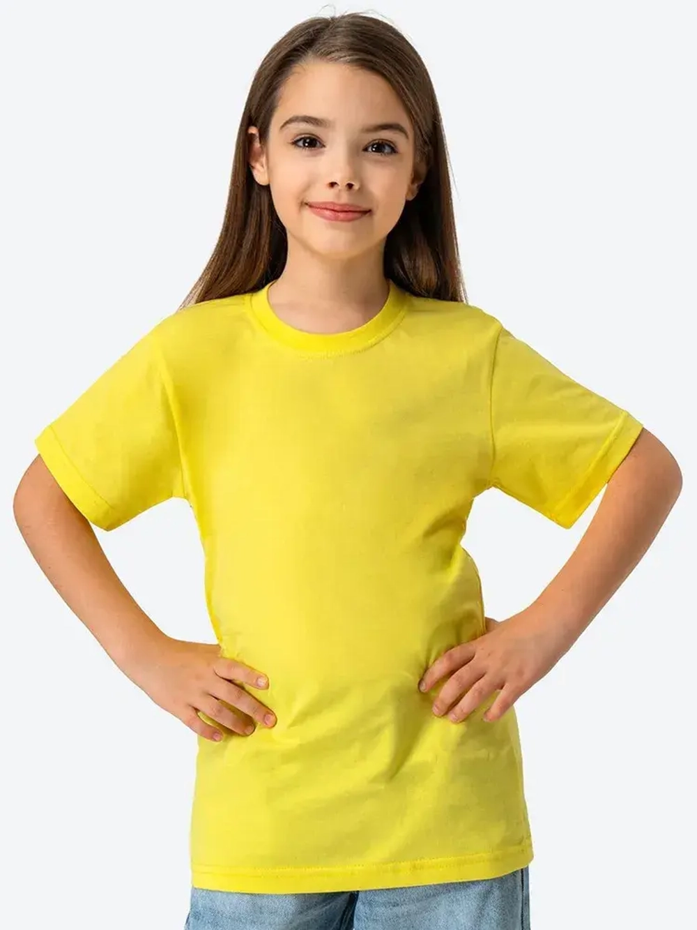 Футболка детская желтая 160гр/м2