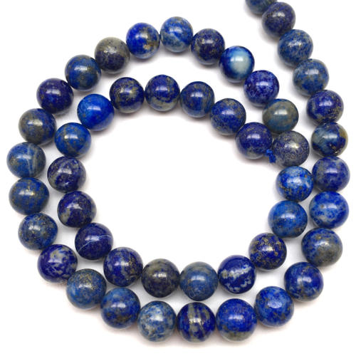 Лазурит 8 мм, бусины - шарики