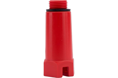 ЗАГЛУШКА РОСТУРПЛАСТ ДЛИННАЯ 1/2 ПЛАСТИК КРАСНАЯ 30375
