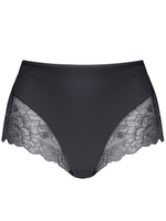 Трусики-слипы с кружевом Greta (Размер: XXXL) (Цвет: черный)