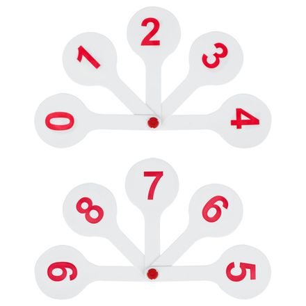 Веер цифры 0-9, Стамм