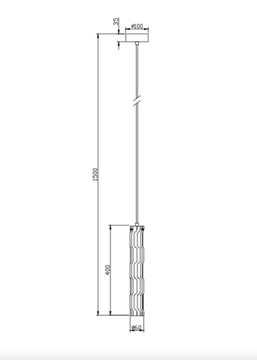 Светильник подвесной LED 6W 3000К 2163/05/01P бронза Still Stilfort