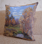 Декоративный гобеленовый чехол Осень 47х47