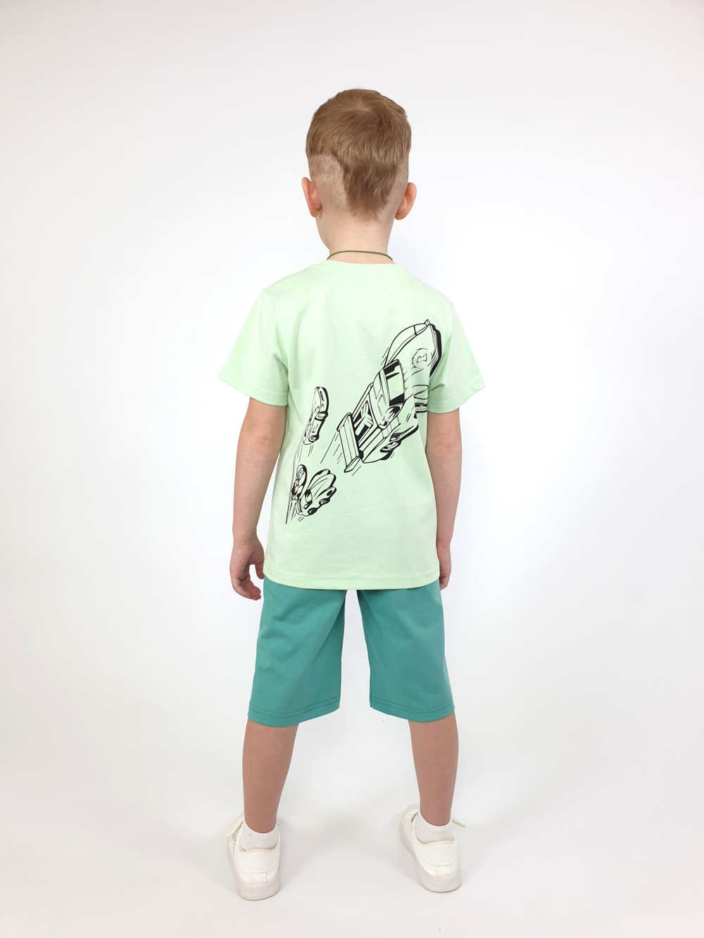 01-151-2 Комплект для мальчика (джемпер+шорты)