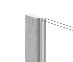 Финишный молдинг декорированный HiWood, 270x4,2 см