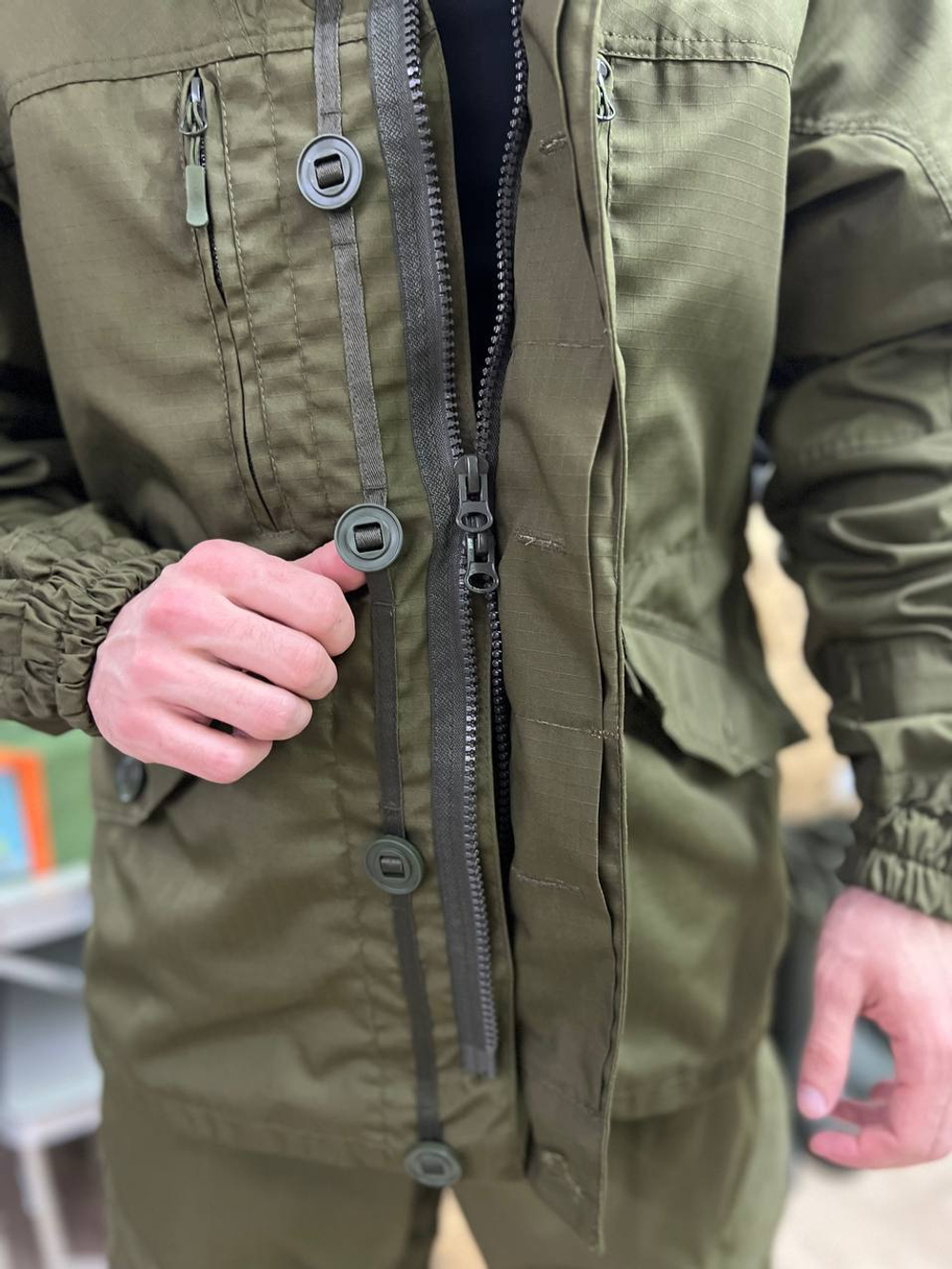 Костюм горка 6 / весна-лето / тёмная олива