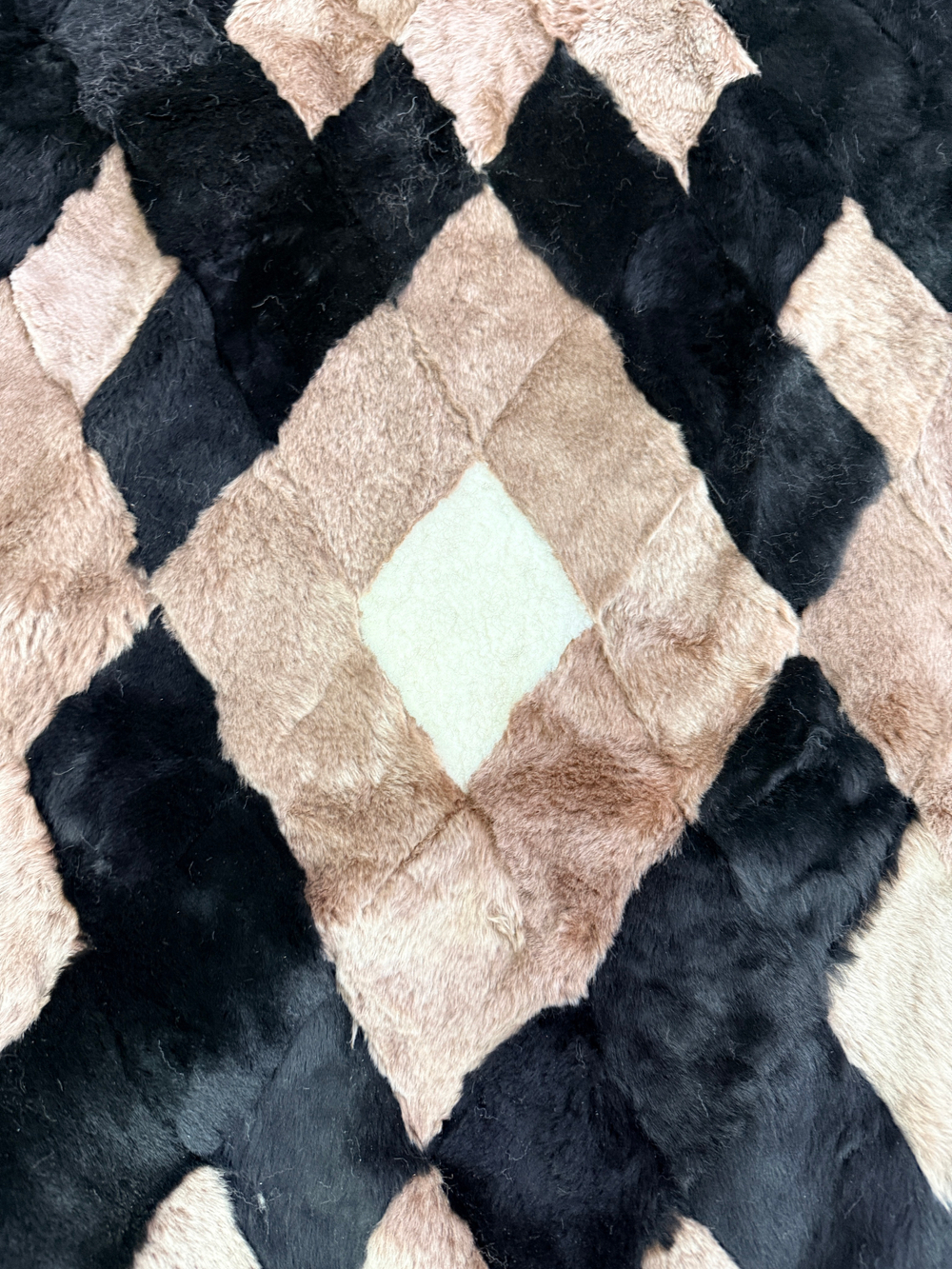 Покрывало меховое ковер из шкуры овчины