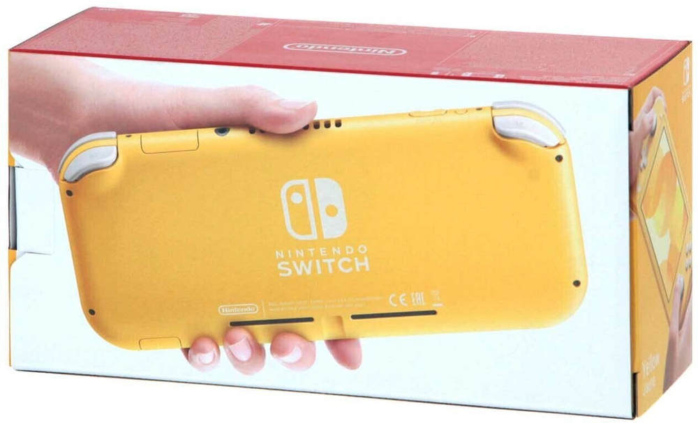 Игровая приставка Nintendo Switch Lite 32 ГБ HDD, без игр, желтый