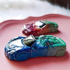 484 | Форма для шоколадных конфет "Машинки" (275*175 мм)