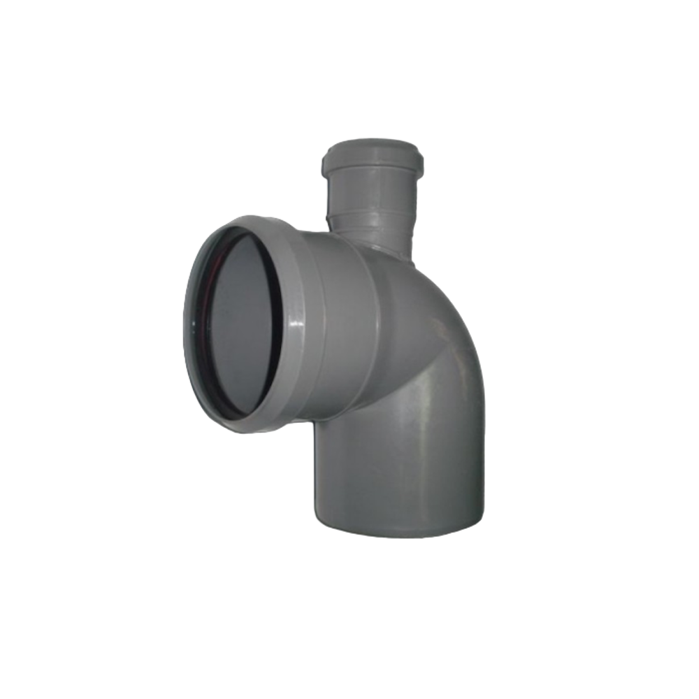 Отвод ПП 90гр. Дн 110 с патр. 50 прямой с у/к по низкой цене