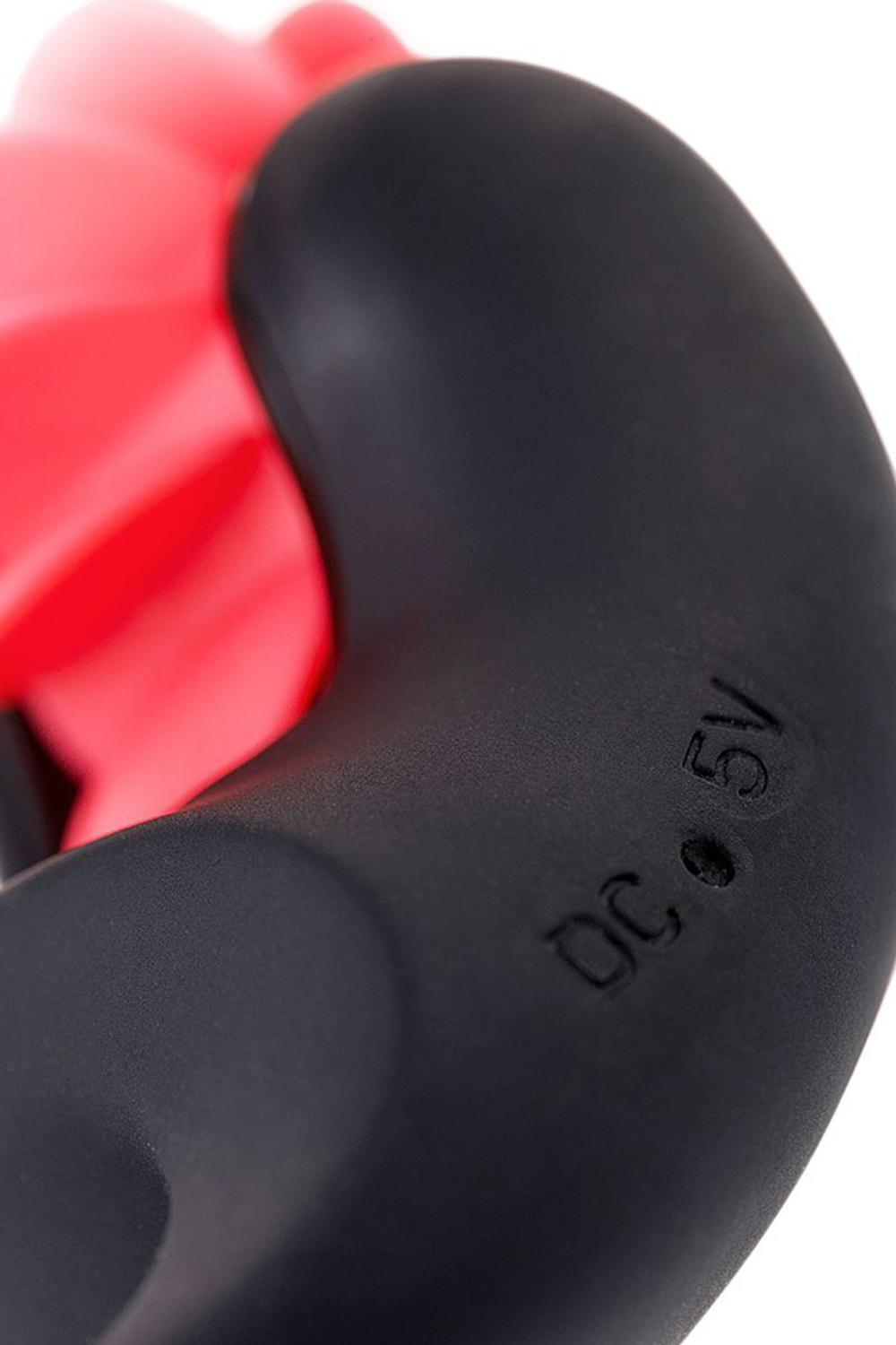 Чёрно-красное эрекционное виброкольцо 2,6см Erotist Toy Rechargeable Ring Mill