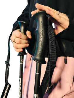 Палки горнолыжные Blizzard Rental Junior Ski Poles Black Matt/Si