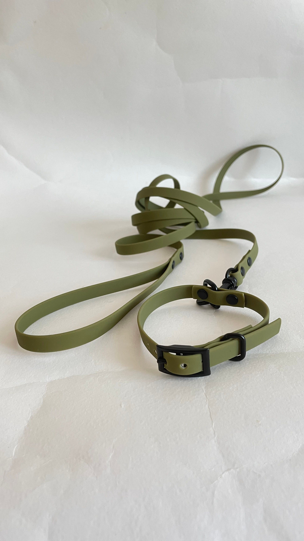 Поводок для мальтпу , мелких собак , 10 мм , 3 м , хаки