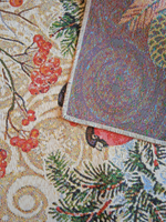 Гобеленовая дорожка Снегири 39х143