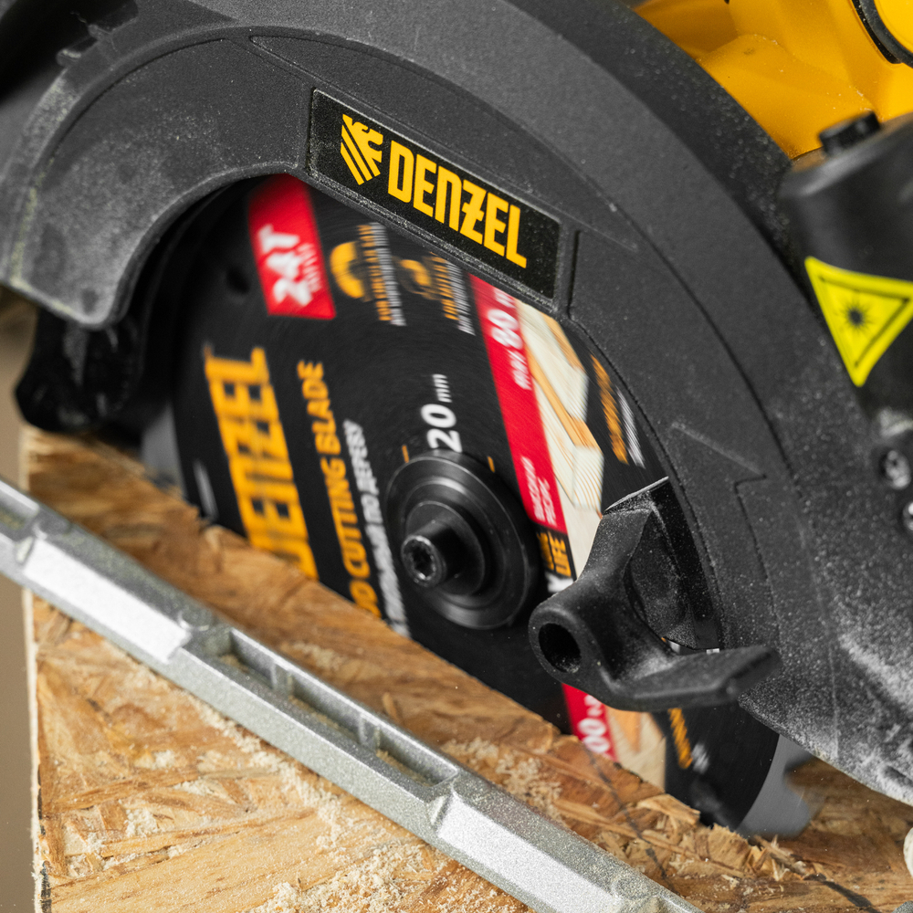 Пильный диск по дереву ф160 х 20 мм, 24 зубьев Denzel