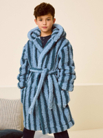 Халат флисовый для мальчика Next E47-996, Синий