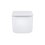 Унитаз подвесной Ultra VT1-32 безободковый, цвет белый, ультратонкое soft-close сиденье