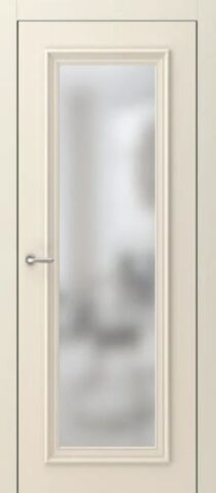 Межкомнатная дверь Фрамир Katalina 1 PO Сатинат Кремово-белый