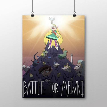 Плакат "BATTLE FOR MEWNI"