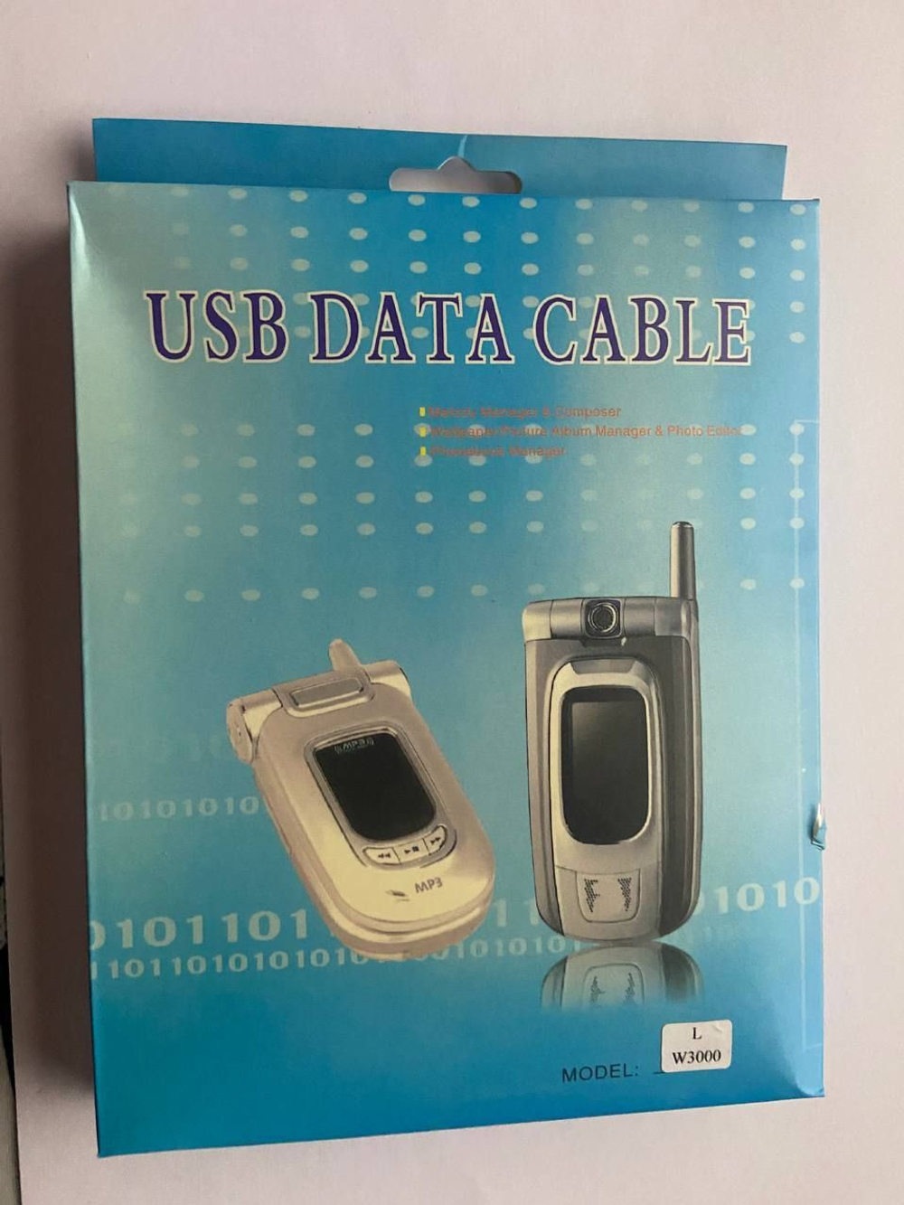 ДАТА КАБЕЛЬ USB data cable L W3000 + CD