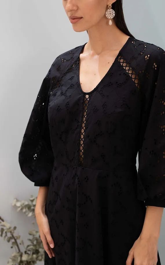 Платье 55347-1 Черный