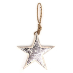 Украшения подвесные silver stars/trees/hearts, деревянные, в подарочной коробке, 24 шт.