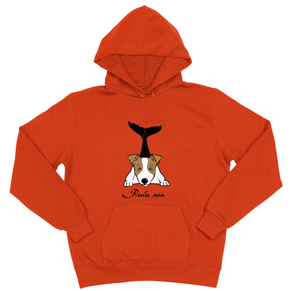 Толстовка "Джек Рассел - рыба моя"