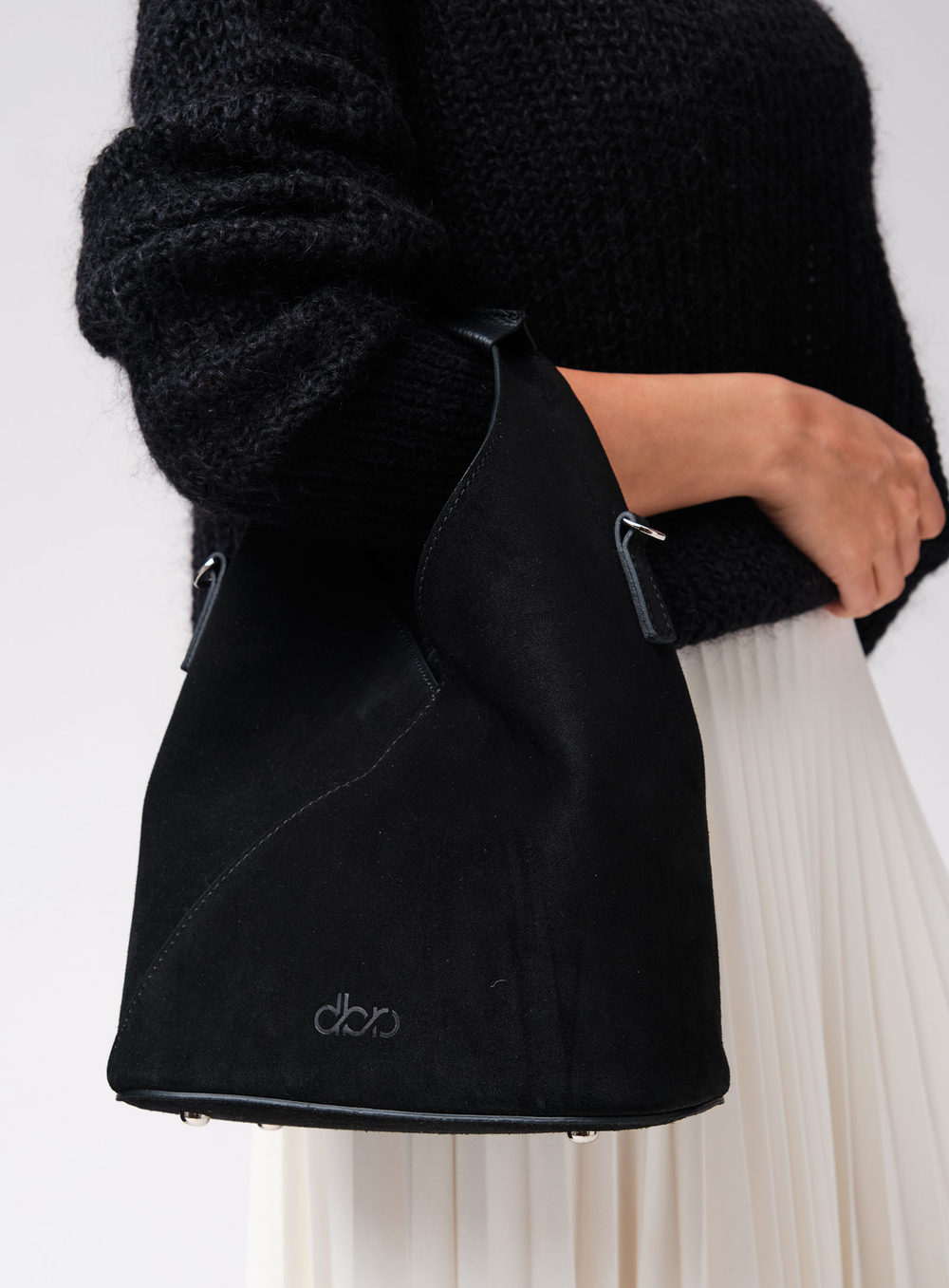 Замшевая сумка Rebecca DBR 31370 черный