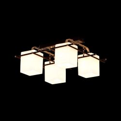 Citilux Тека CL132141 Люстра потолочная Венге Хром