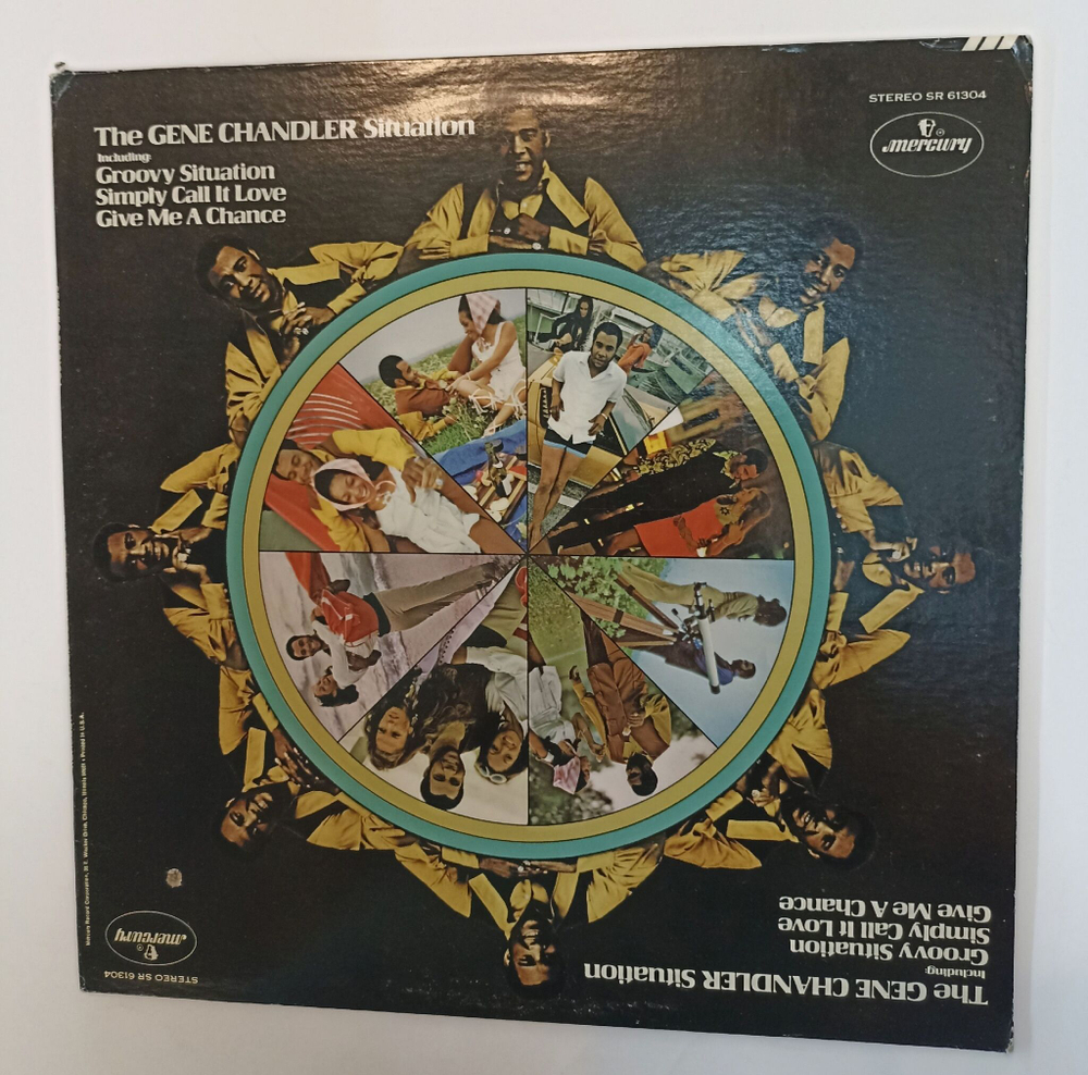 Винтажная виниловая пластинка LP Gene Chandler The Gene Chandler Situation (USA 1970)