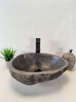 Раковина из речного камня RS-65954 46х33х16 из натурального камня
