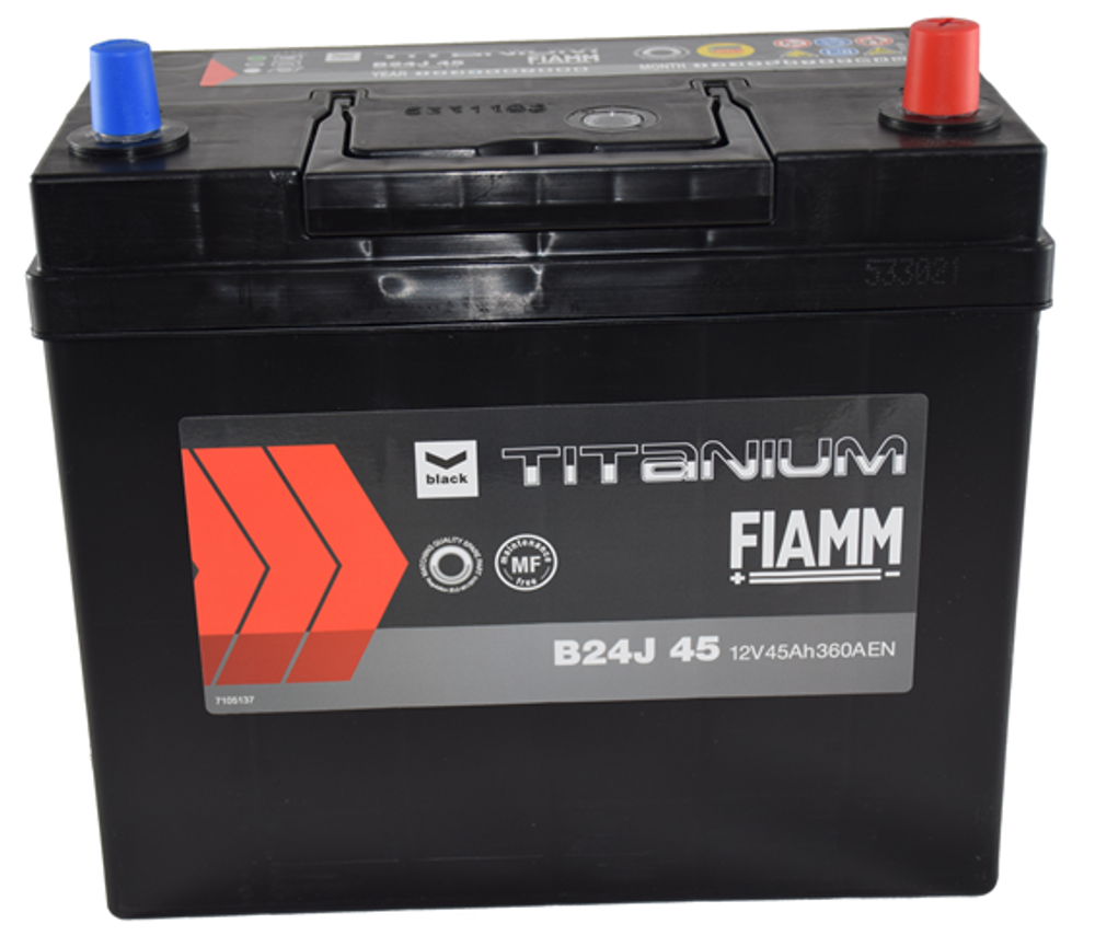Fiamm Titanium Black Asia 6CT- 45 ( B24 45 ) аккумулятор