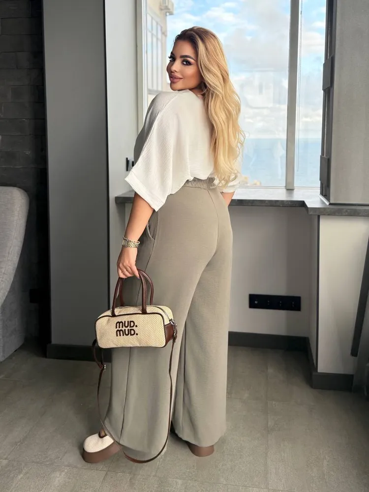 Брюки палаццо УК-1313-2 Фабрика Моды