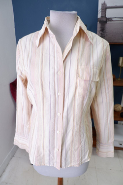 Рубашка в полоску 44 размер