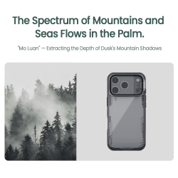 Чехол тонированный прозрачный от Nillkin на iPhone 17 Pro, серия Iceblade Prop Case (версия с прозрачной крышкой объектива)