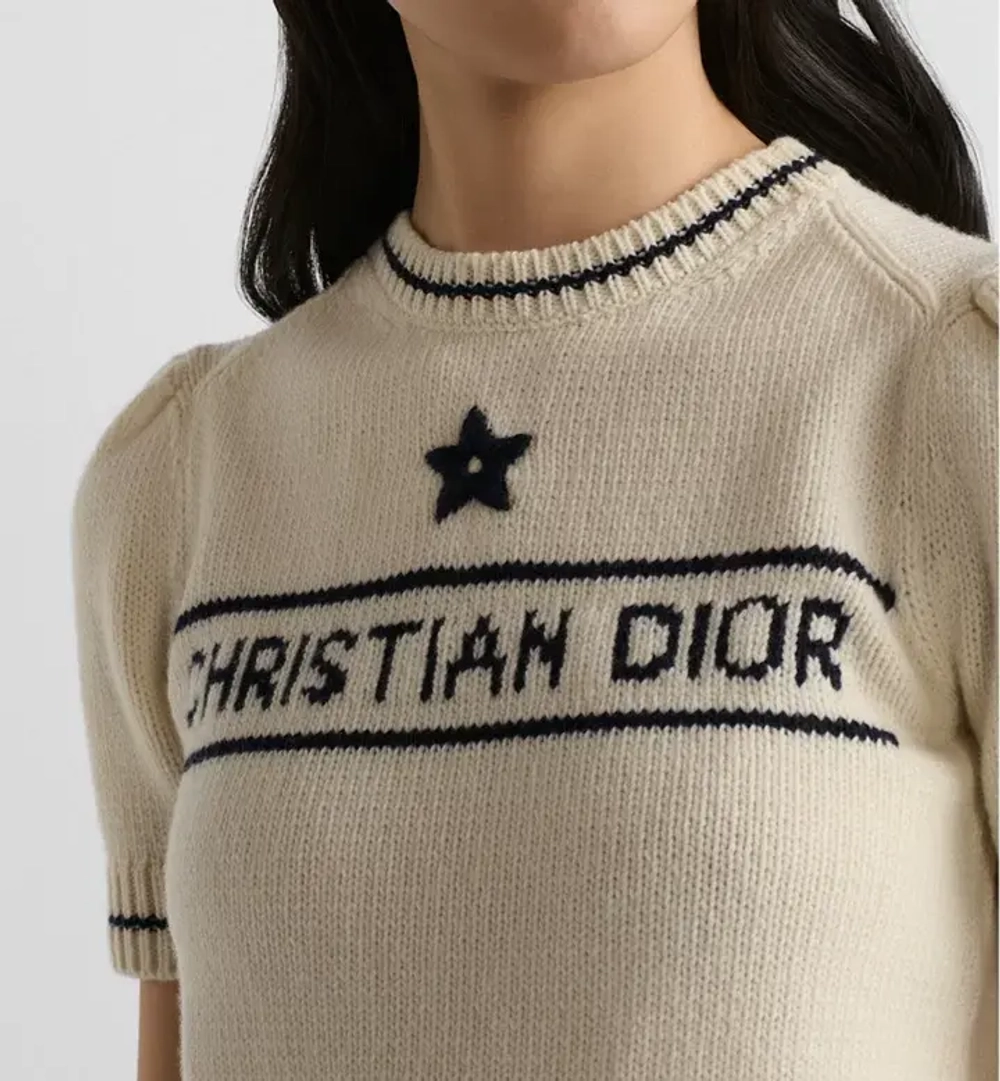 Свитер с короткими рукавами Dior