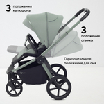 Детская коляска Rant Flex Therm Soft 4 в 1 с автокреслом Miro Black и база Forest Green