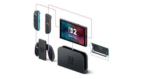 Игровая приставка Nintendo Switch 2 (2025) 256 ГБ Черный | Black