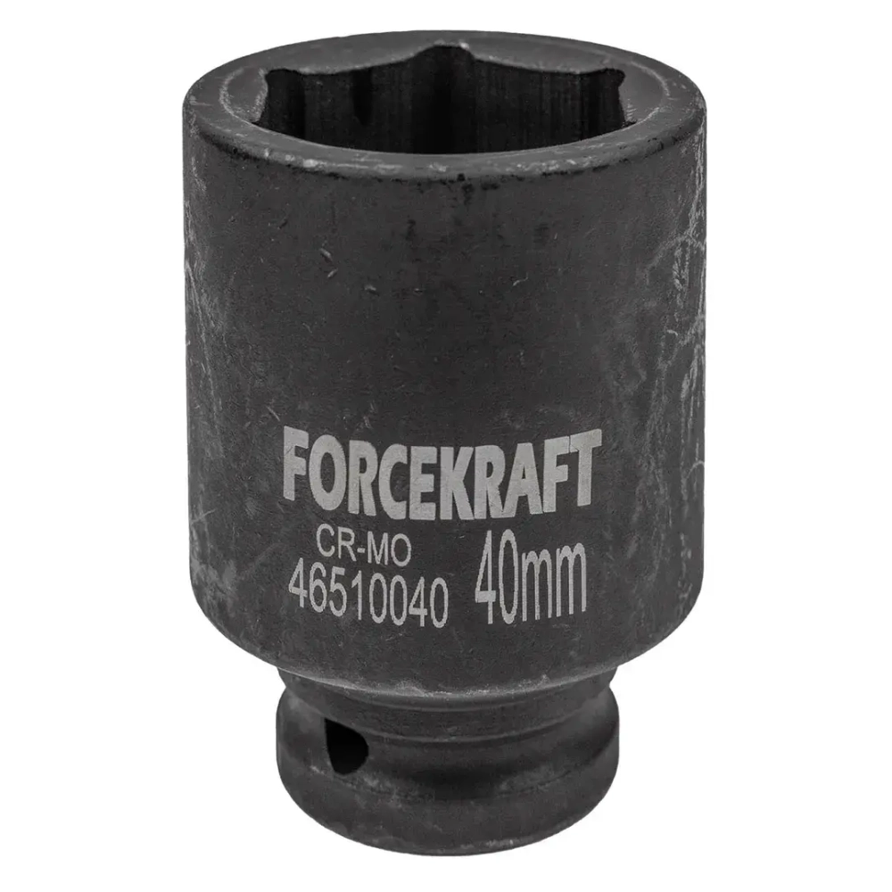 Головка ударная глубокая 3/4'', 40мм (6гр.) FORCEKRAFT FK-46510040
