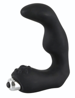 Чёрный вибростимулятор простаты Rebel (Цвет: черный)