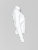 Свитер Xiyue 8622 однотонный с высоким горлом на молнии