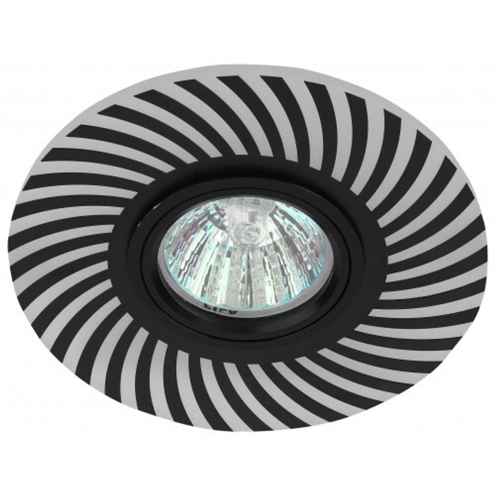 DK LD32 BK /1 Светильник ЭРА декор cо светодиодной подсветкой MR16, 220V, max 11W, черный