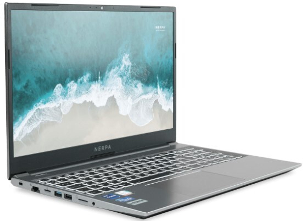 Ноутбук  Nerpa Caspica I752-15 15.6 ", Core i7, 32 Гб RAM, 1 Тб SSD, Iris Xe Graphics, Серый