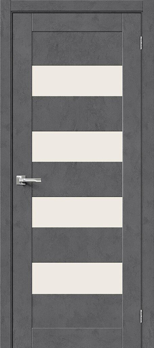 Дверь Браво-23 / Цвет Slate Art / Стекло Magic Fog / Двери Браво